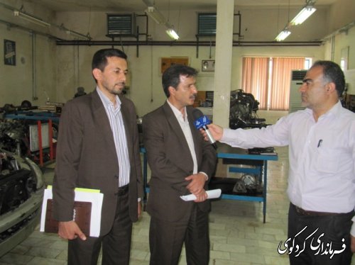 باز دید مشتر ک نماینده دولت  و نماینده  مجلس از مرکزفنی وحرفه ای  کردکوی/تصویری