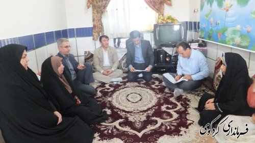 بازدید فرماندارکردکوی ، مدیر کل بهزیستی بهمراه نماینده مردم ،ازمددجویان بهزیستی