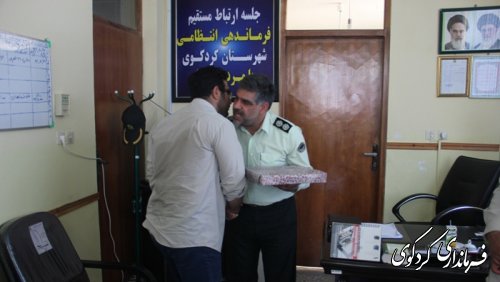 تجلیل از خبرنگاران کردکوی توسط نیروی انتظامی+تصاویر