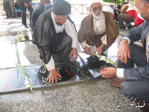 جمالی : غبار روبی مزار شهدا ،غبارروبی ذهن و یادآور ارزشهای اصیل شهادت است