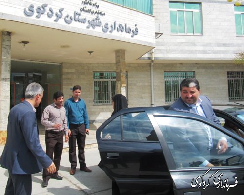 دیدار مدیرکل اداری و مالی استاندار با فرماندار