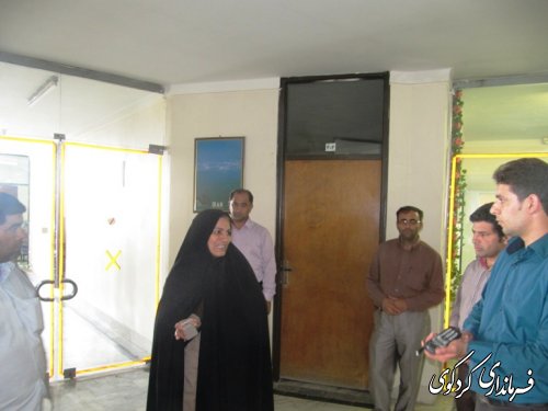دیدار مدیرکل اداری و مالی استاندار با فرماندار