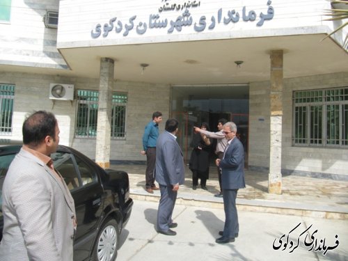 دیدار مدیرکل اداری و مالی استاندار با فرماندار