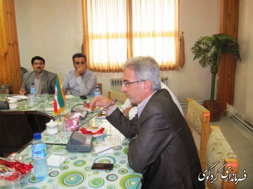 اولین جلسه هماهنگی اجرای طرح سرشماری کشاورزی شهرستان