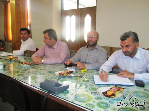 اولین جلسه هماهنگی اجرای طرح سرشماری کشاورزی شهرستان