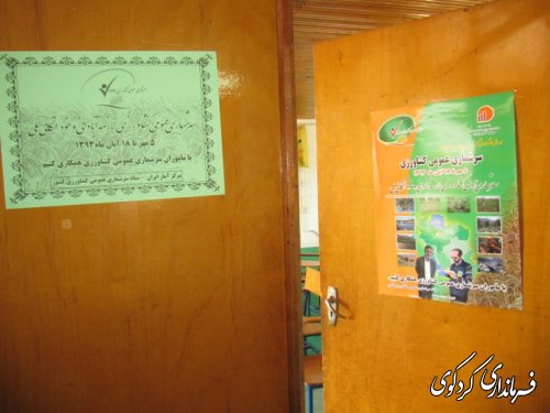 آمادسازی ستاد سرشماری کشاورزی شهرستان کردکوی /گزارش تصویری