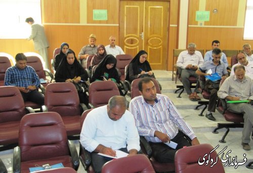 گردهمایی دهیاران، مروجین کشاورزی و بهورزان سرشماری کشاورزی شهرستان کردکوی