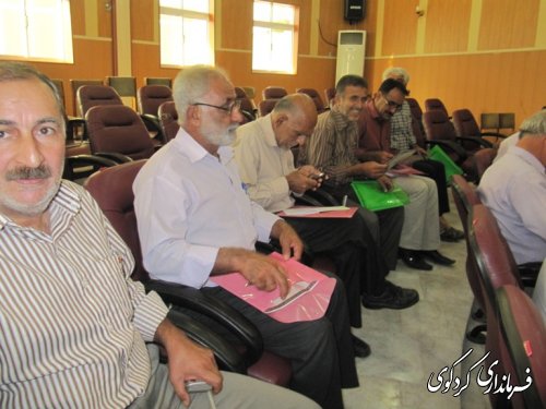 گردهمایی دهیاران، مروجین کشاورزی و بهورزان سرشماری کشاورزی شهرستان کردکوی