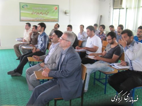 فرماندار کردکوی در کلاس آموزش ماموران سرشماری کشاورزی حضور یافت
