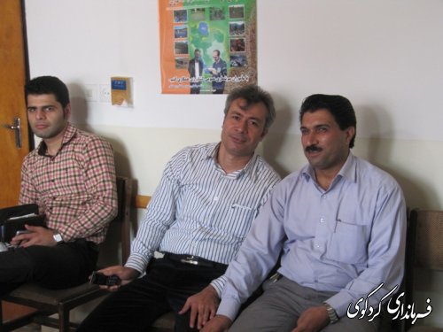 بازدید معاون فنی و آموزشی سرشماری استان از ستاد کردکوی