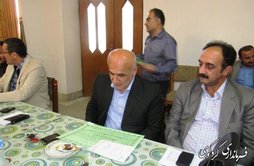 تاکید رییس ستاد سرشماری کشاورزی شهرستان برهمکاری  تمامی دستگاها ی اجرایی شهرستان کردکوی 