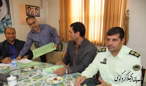 تاکید رییس ستاد سرشماری کشاورزی شهرستان برهمکاری  تمامی دستگاها ی اجرایی شهرستان کردکوی 