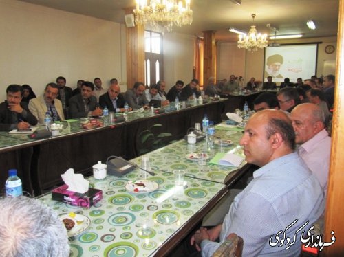 چهارمین جلسه شورای اداری شهرستان در آخرین روز های فصل تابستان برگزار شد /تصویری