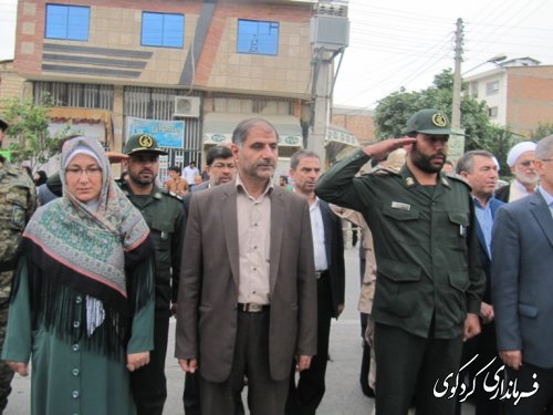 گزارش تصویری/ رژه نیروهای مسلح به مناسبت هفته دفاع مقدس در کردکوی