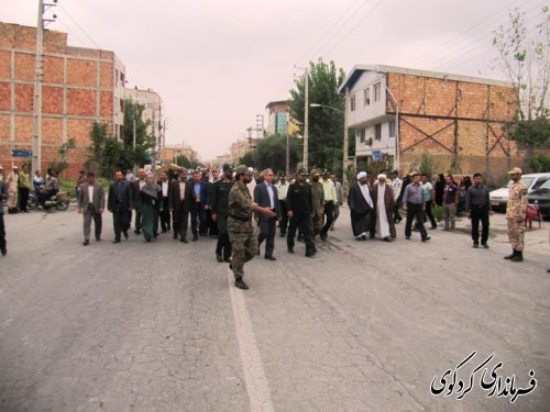 فرماندارکردکوی: تحقق مدیریت جهادی و عزم ملی در دفاع مقدس