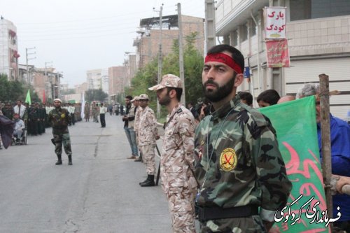 فرماندارکردکوی: تحقق مدیریت جهادی و عزم ملی در دفاع مقدس