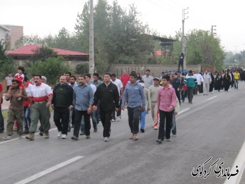 همایش پیاده روی بزرگ خانوادگی در کردکوی برگزار شد