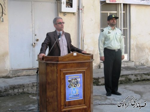 حضور فرماندار در صبحگاه مشترک نیروهای مسلح شهرستان