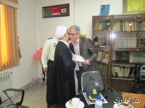 دیدار فرماندار با مجریان و مودیان نظم و امنیت شهرستان