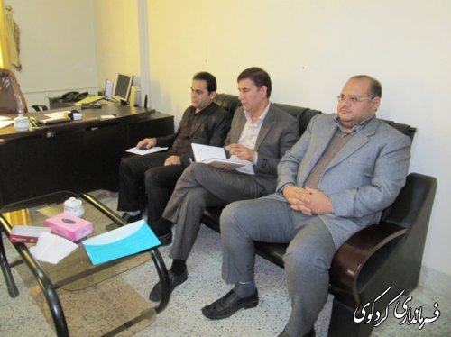 بازدید بازرسان استانداری از فرمانداری کردکوی