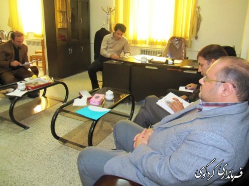بازدید بازرسان استانداری از فرمانداری کردکوی