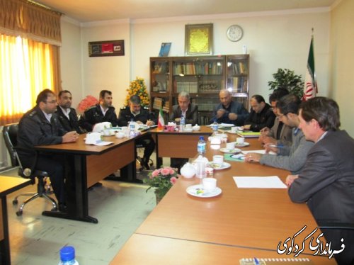 سومین جلسه شورای ترافیک شهرستان برگزار شد