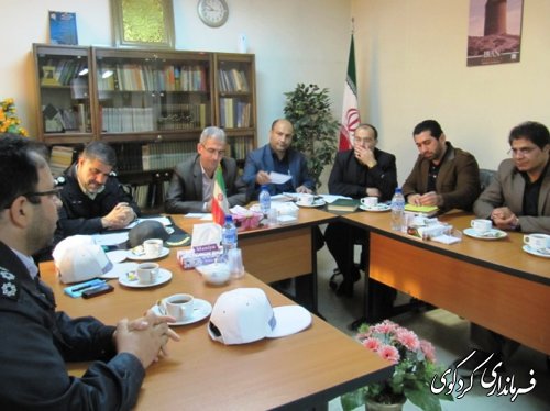 سومین جلسه شورای ترافیک شهرستان برگزار شد