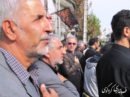حضور فرماندار کردکوی در مراسم عزاداری ماه محرم ( گزارش تصویری)