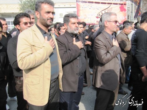 حضور فرماندار کردکوی در مراسم عزاداری ماه محرم ( گزارش تصویری)