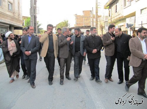 حضور فرماندار کردکوی در مراسم عزاداری ماه محرم ( گزارش تصویری)