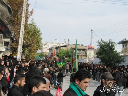 حضور فرماندار کردکوی در مراسم عزاداری ماه محرم ( گزارش تصویری)
