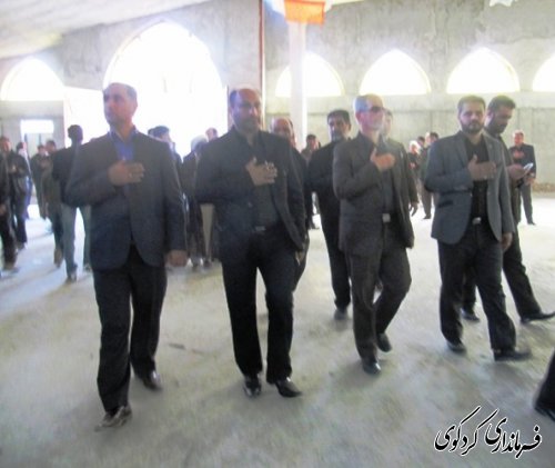 حضور فرماندار کردکوی در مراسم عزاداری ماه محرم ( گزارش تصویری)