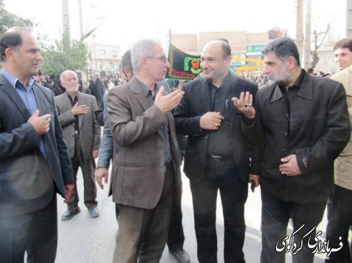 حضور فرماندار کردکوی در مراسم عزاداری ماه محرم ( گزارش تصویری)