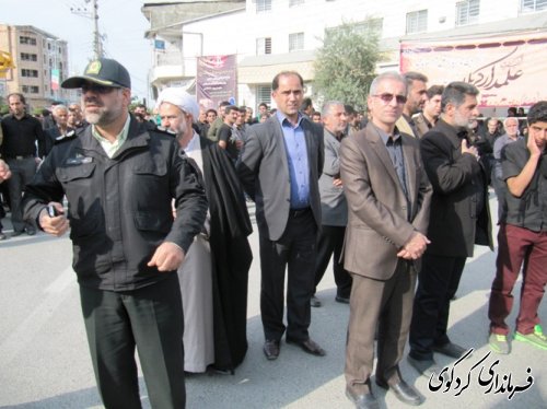 حضور فرماندار کردکوی در مراسم عزاداری ماه محرم ( گزارش تصویری)