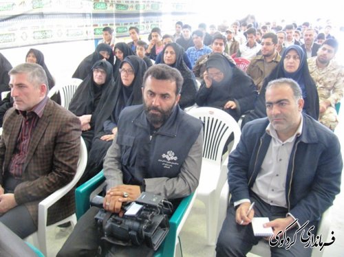 دهمین یادمان 50شهید بسیجی دانش آموز شهرستان کردکوی 