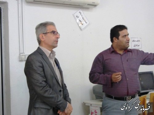 بازدید فرماندار به مناسبت نکوداشت هفته کتاب و کتابخوانی