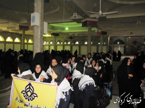 اعزام کاروان راهیان نور ویژه دانش آموزان دختر به مناطق جنوب کشور از کردکوی