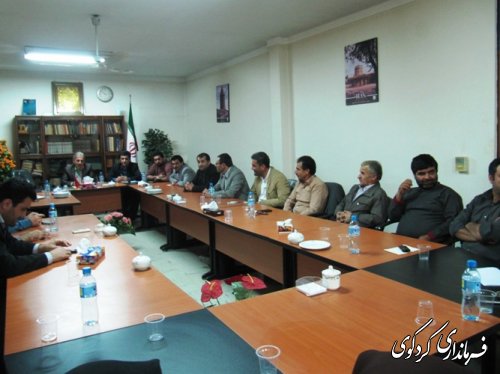 سومین نشست جمعی همکاران فرمانداری و بخشداری با فرماندار