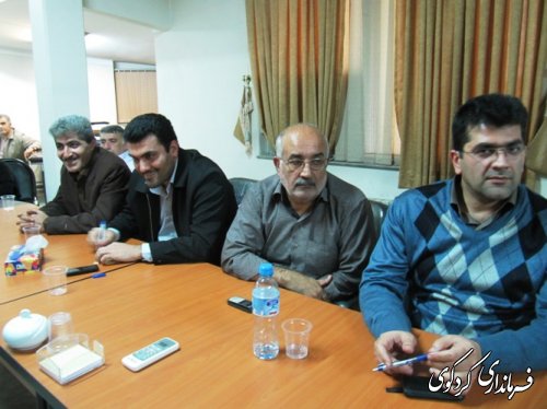 سومین نشست جمعی همکاران فرمانداری و بخشداری با فرماندار