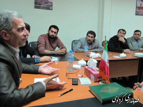 سومین نشست جمعی همکاران فرمانداری و بخشداری با فرماندار