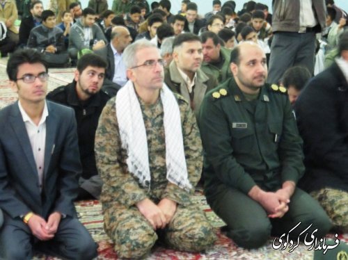 همایش شکوه مقاومت به مناسبت هفته بسیج با حضور فرماندار (گزارش تصویری)