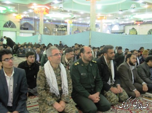 همایش شکوه مقاومت به مناسبت هفته بسیج با حضور فرماندار (گزارش تصویری)