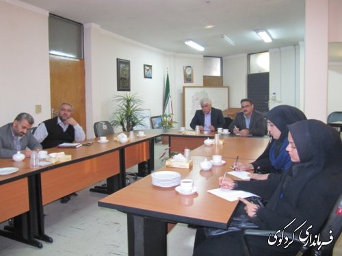 جلسه هماهنگی اعضاء ستاد ویژه استقبال از ریاست محترم جمهور با دهیاران بخش مرکزی کردکوی