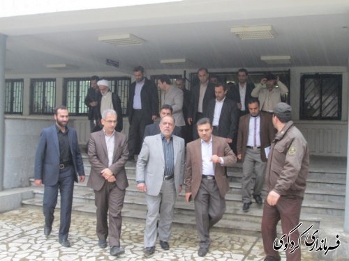 بازدید آقای ترکان مشاور عالی رئیس جمهور از بیمارستان امیرالمومنین کردکوی