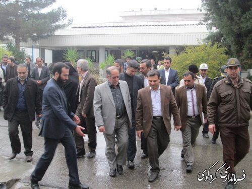 بازدید آقای ترکان مشاور عالی رئیس جمهور از بیمارستان امیرالمومنین کردکوی