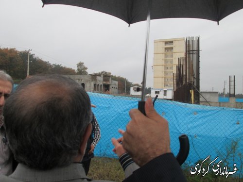 بازدید آقای ترکان از پروژه ی فرهنگی  ارشاد اسلامی (تصویری)