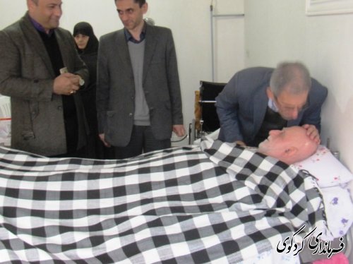 دیدار فرماندار با روحانی مبارز شهرستان