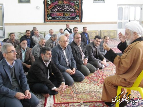 نهمین همایش دهیاران و روسای شوراهای اسلامی بخش مرکزی شهرستان در روستای النگ برگزار شد