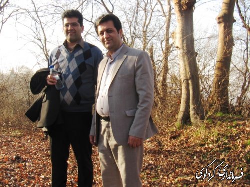 بازدید فرماندار از آب بندان در منطقه زیبای چهارکوه (گزارش تصویری)