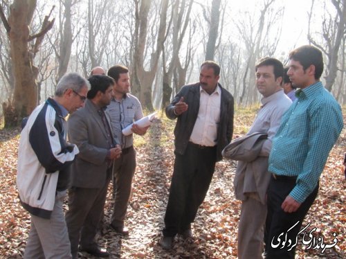 بازدید فرماندار از آب بندان در منطقه زیبای چهارکوه (گزارش تصویری)